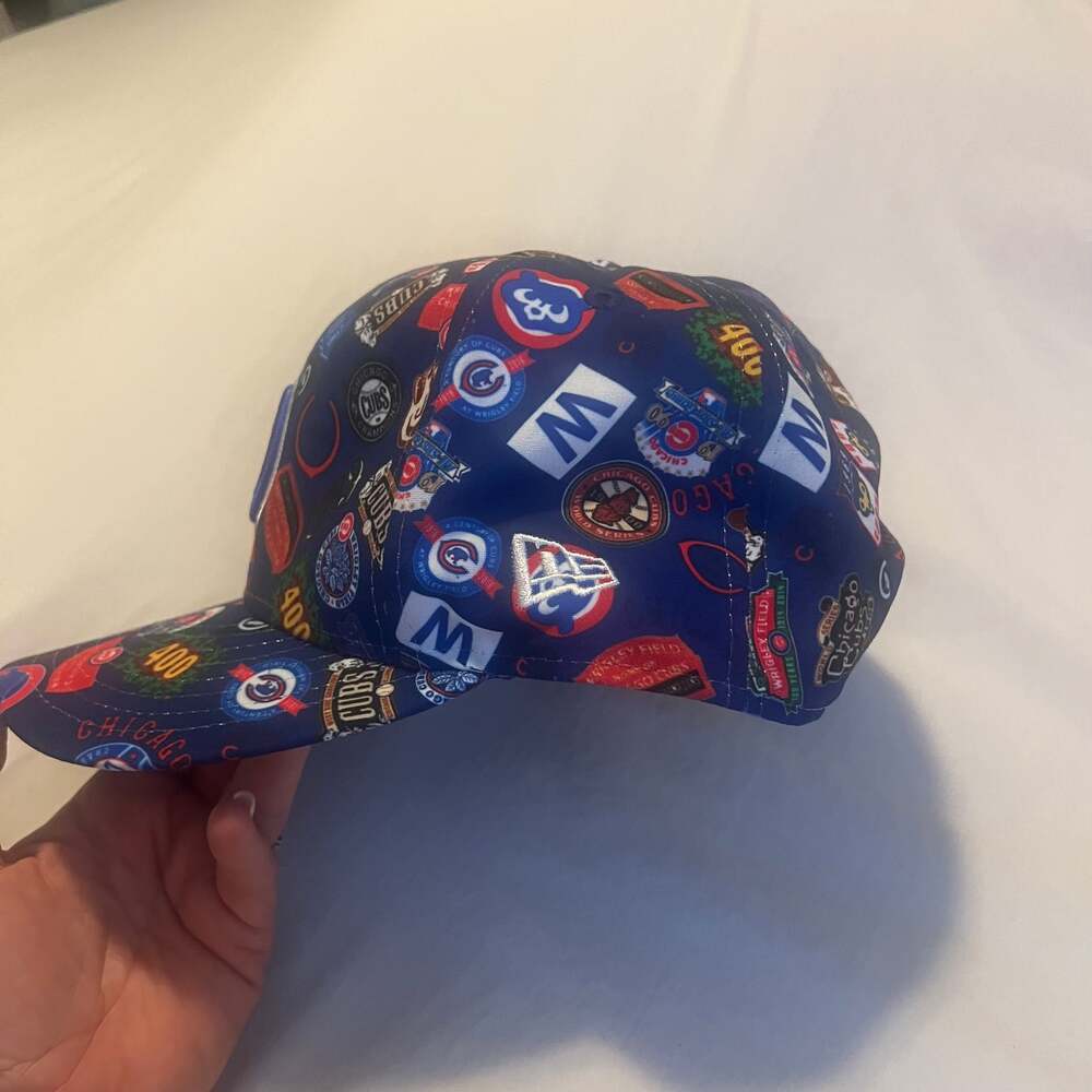 Chicago Cubs Royal OTC All Logos New Era 9FIFTY Snapback Hat One Size Fits Most - Picture 2 of 7